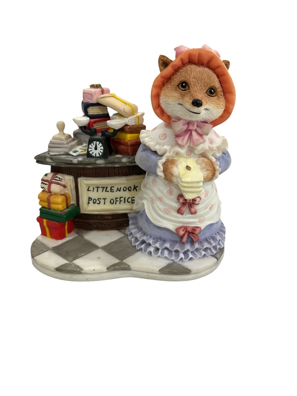 Leonardo Collection "Little Nook" Lady Sarah Cooper Fox Post Office Figurine